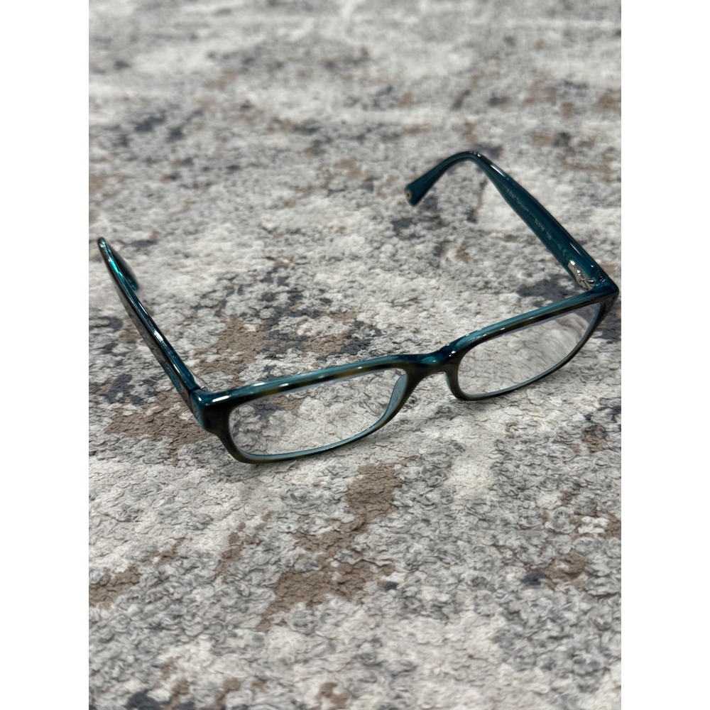 Coach Brooklyn HC 6040 Eyeglasses Dark Tortoise Teal Rectangular Frames
